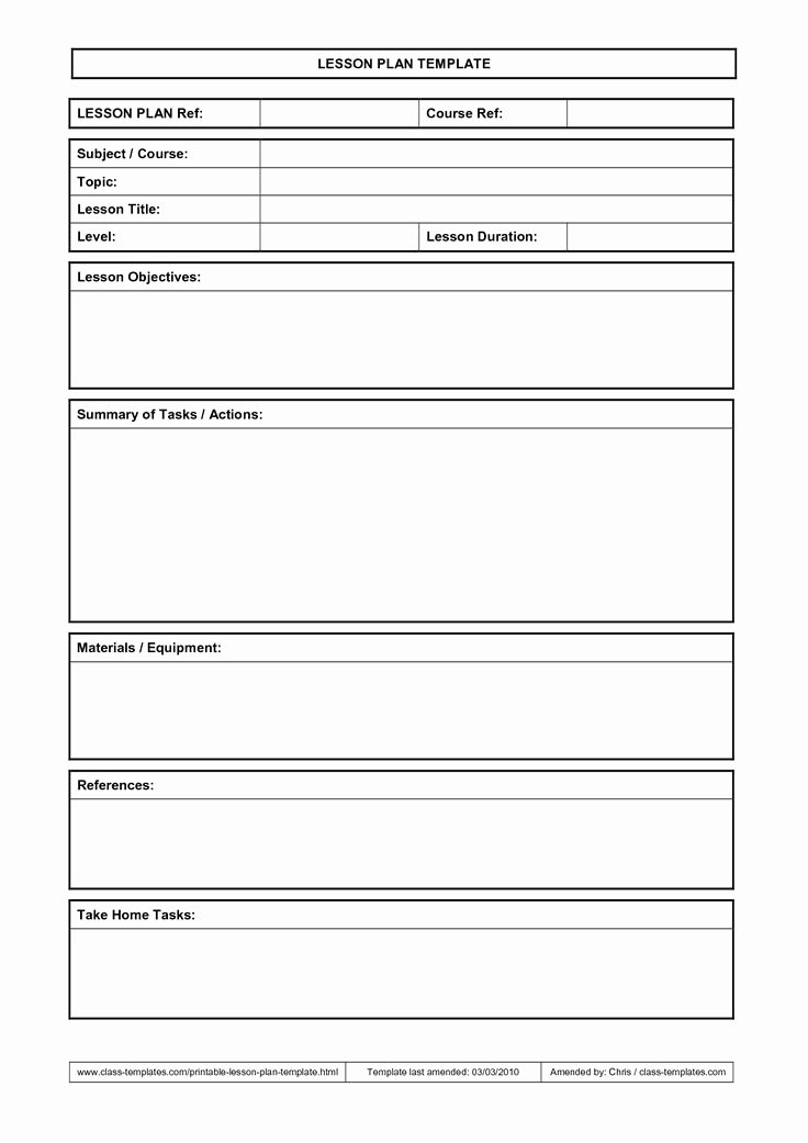 Downloadable Lesson Plan Template Luxury 17 Best Ideas About Printable Templates On Pinterest