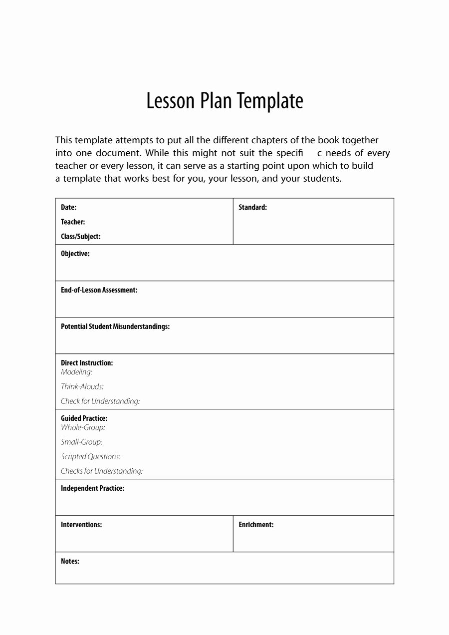Downloadable Lesson Plan Template Luxury 44 Free Lesson Plan Templates [ Mon Core Preschool Weekly]