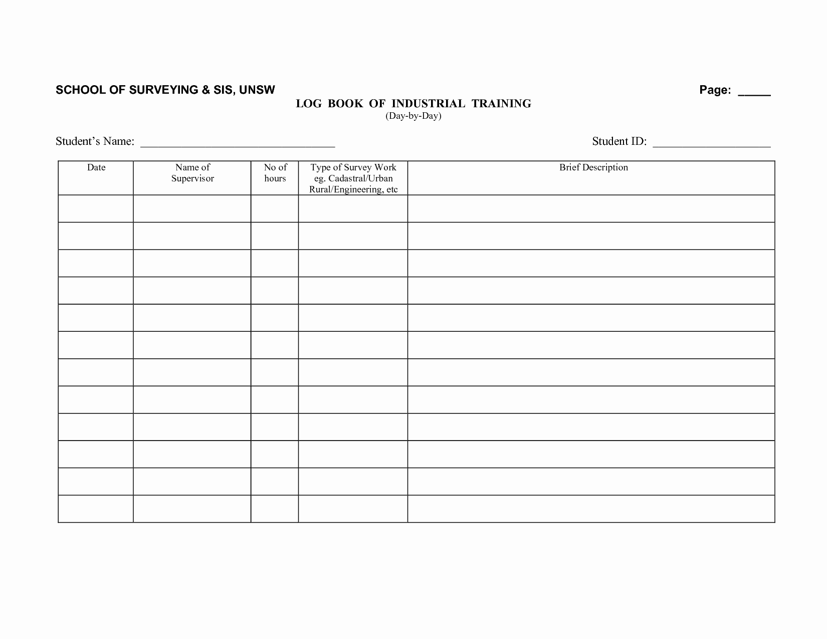 Drivers Log Book Template New 28 Of Log Book Template