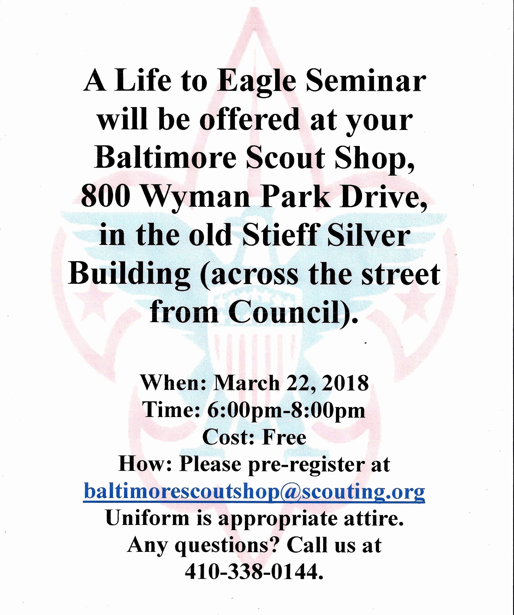 Eagle Letter Of Ambition Fresh Baltimore area Council Boy Scouts Of America