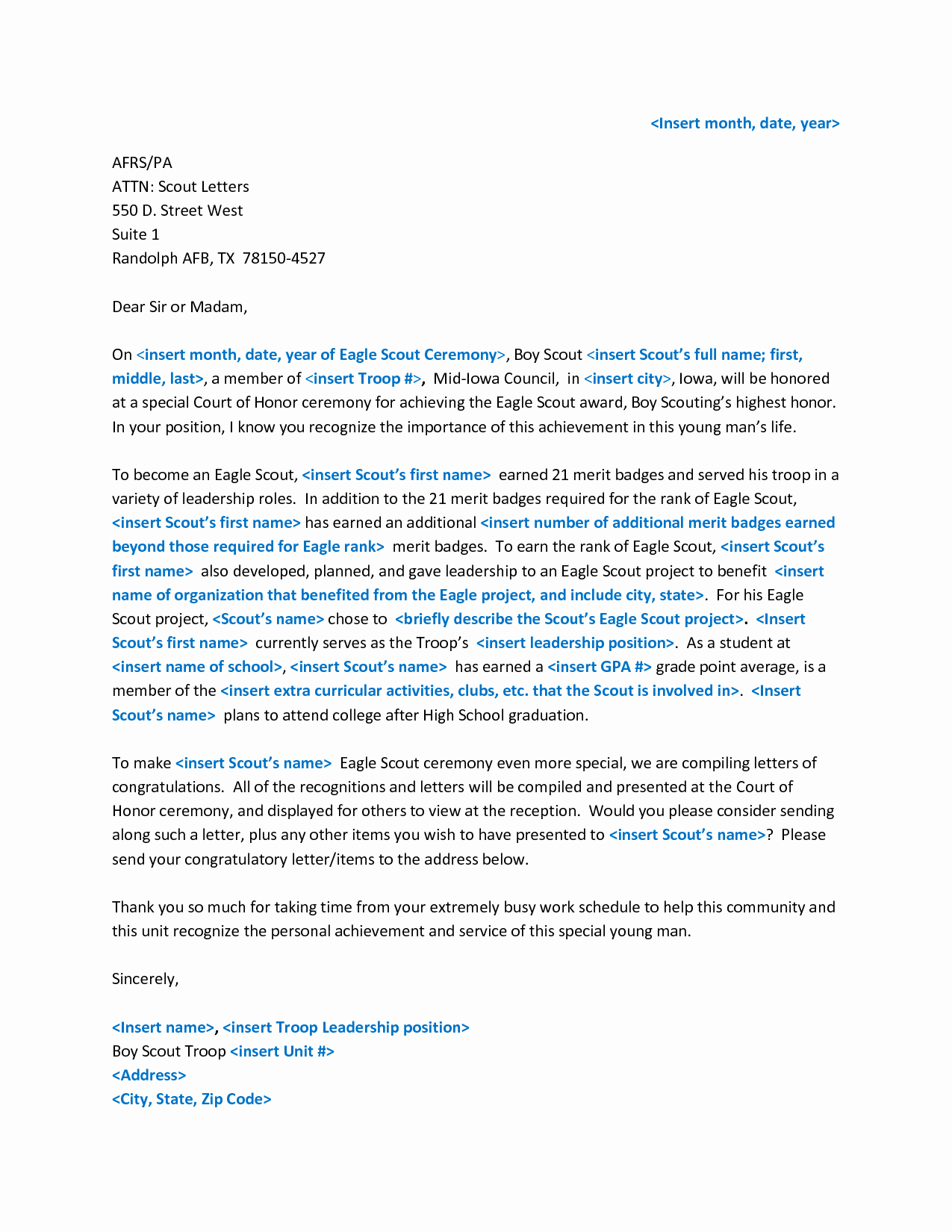 Eagle Scout Recommendation Letter Sample Best Of Eagle Scout Letter Of Re Mendation Yahoo Image