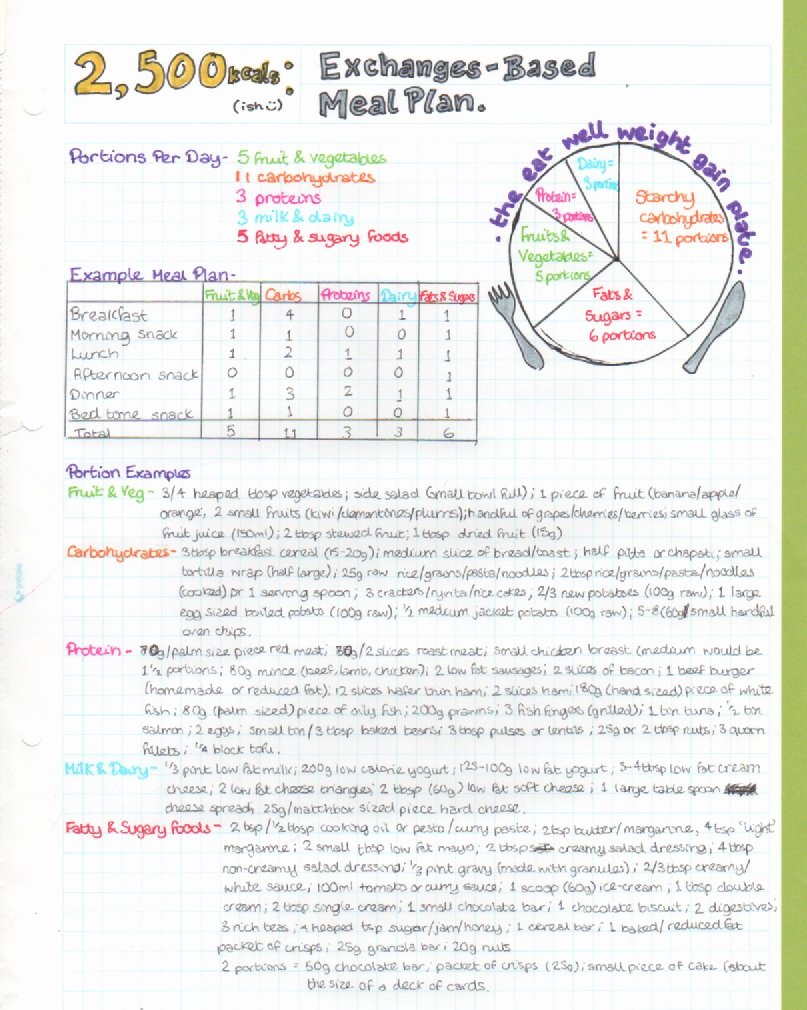 Eating Disorder Meal Plan Template Best Of Meal Plans