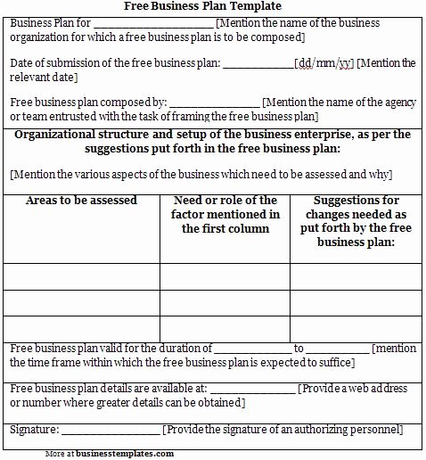 Ecommerce Business Plan Template New Business Plan Template Free
