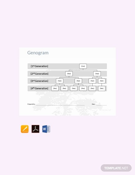 Editable Genogram Template Luxury Free Blank Genogram Template Download 58 Family Trees In