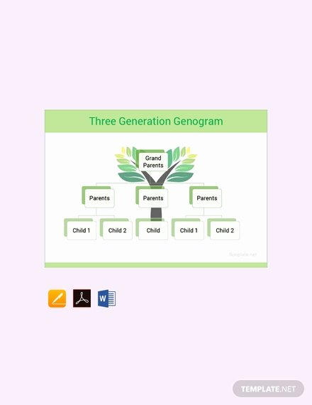 Editable Genogram Template New Free Four Generation Genogram Template Download 58