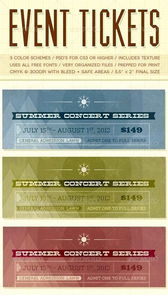 Editable Ticket Template Free Word Awesome Free event Ticket Template – Onwebo