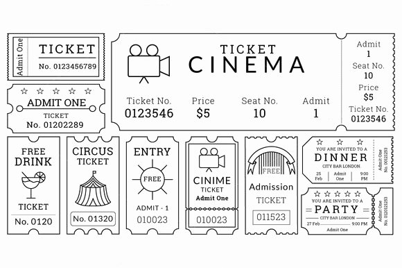 Editable Ticket Template Free Word Unique 16 Movie Ticket Templates Psd Ai Word