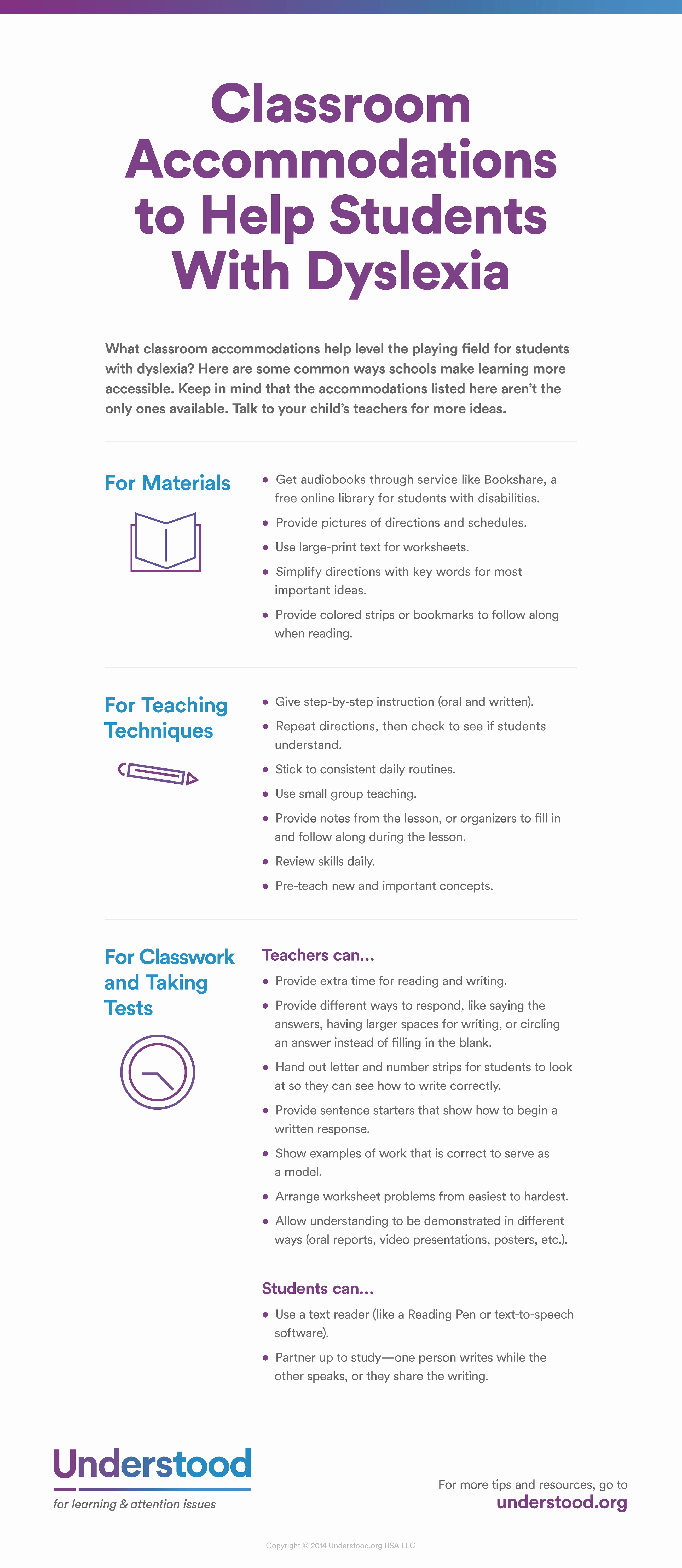 Edtpa Lesson Plan Template Ny Elegant Classroom Ac Modations for Dyslexia Infographic E