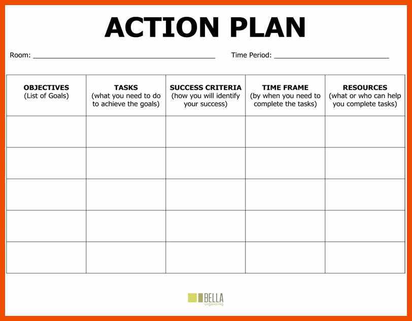 Action Plan Example For Management IMAGESEE