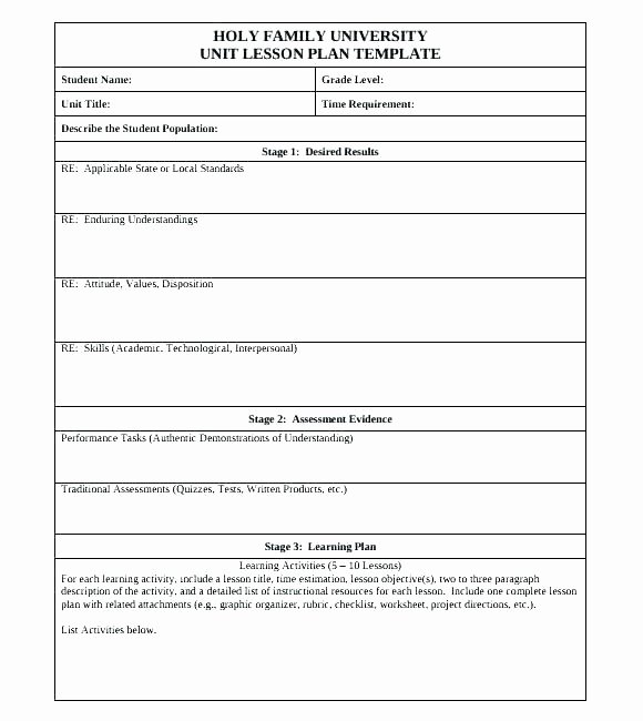 Elementary Lesson Plan Template Luxury Elementary Medium to Size Physical Education