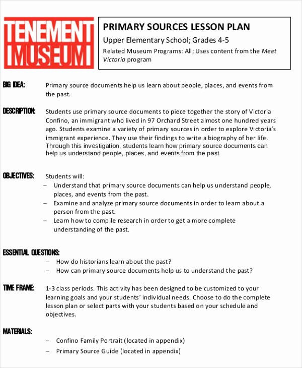 Elementary School Lesson Plan Template Best Of 40 Lesson Plan Templates In Pdf