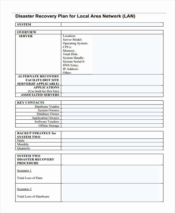 Emergency Management Plan Template Lovely 9 Disaster Plan Templates Free Sample Example format