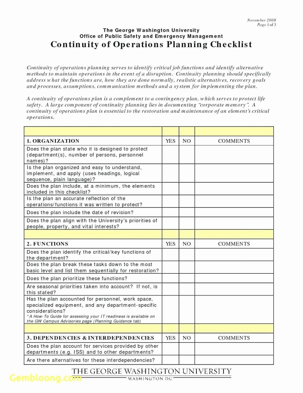 Emergency Operations Plan Template Awesome Unique Emergency Operations Plan Template