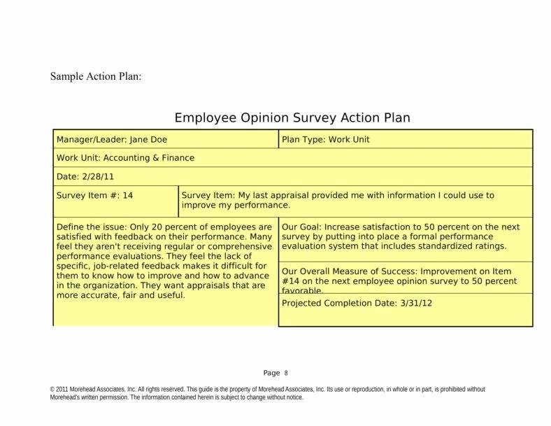 Employee Action Plan Template Beautiful 9 Action Plan Templates