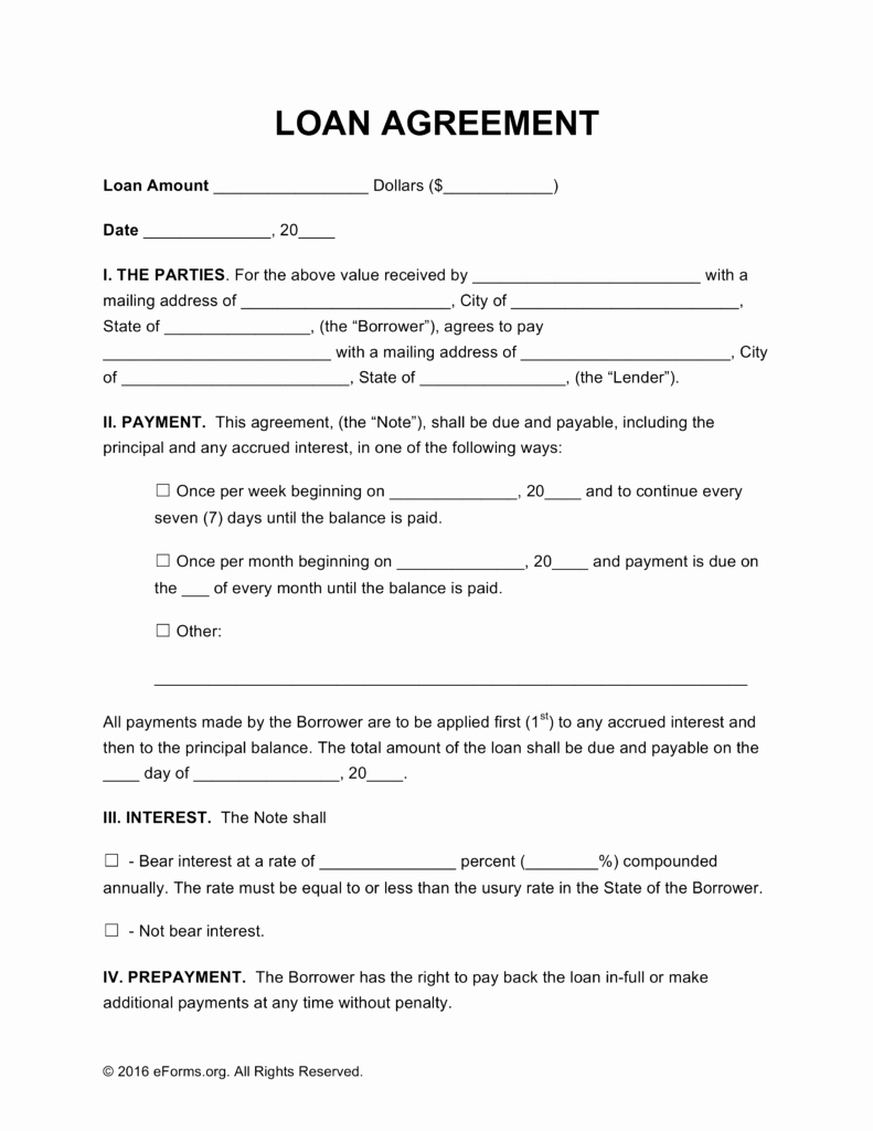 Employee forgivable Loan Template Unique Simple Loan Agreement