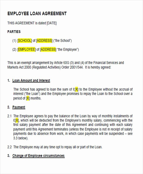 Laptop Loan Agreement Template