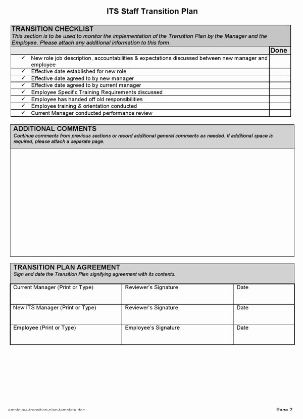 Employee Transition Plan Template Lovely Download Employee Transition Plan Template for Free