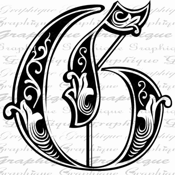 Engraving Templates Letters Lovely Letter Initial G Monogram Old Engraving Style Type by