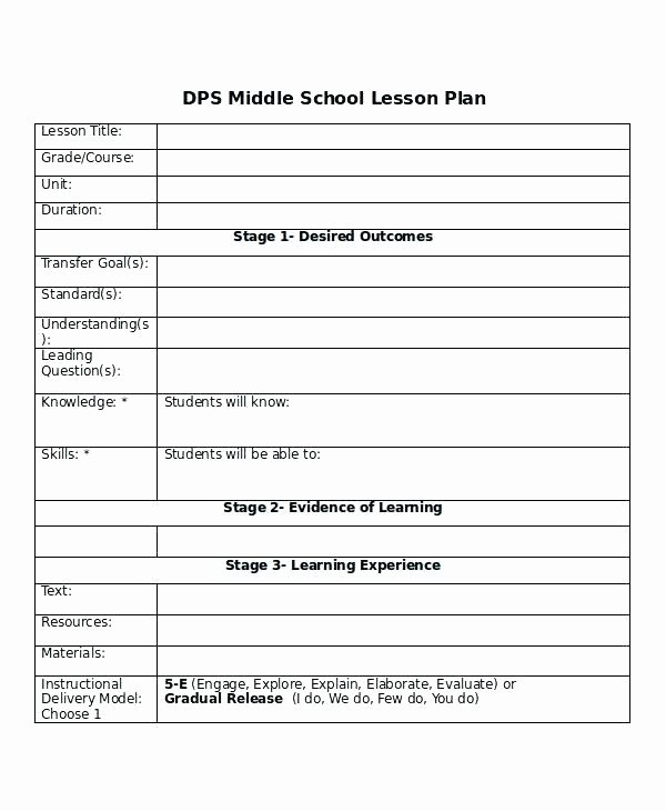 Esl Lesson Plan Template Fresh Esl Reading Lesson Plan Examples Sample Preschool
