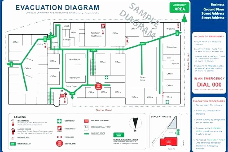 Evacuation Floor Plan Template Beautiful Fire Safety Evacuation Procedures Template and Plan Return