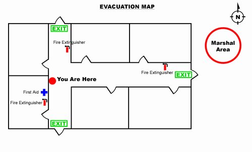 Evacuation Floor Plan Template Elegant Emergency Evacuation Map Template Templates Resume