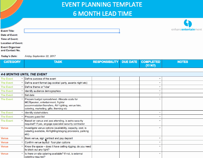Event Planning Business Plan Template Unique the Ultimate event Planning Template