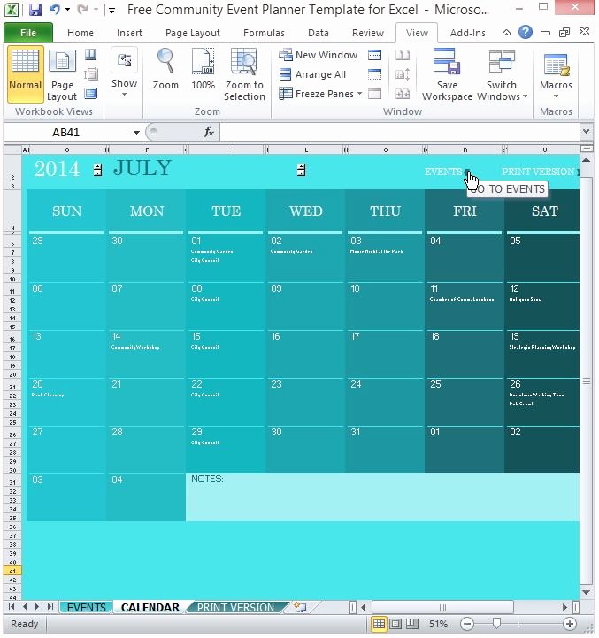 Event Project Plan Template Excel New Free Munity event Planner Template for Excel