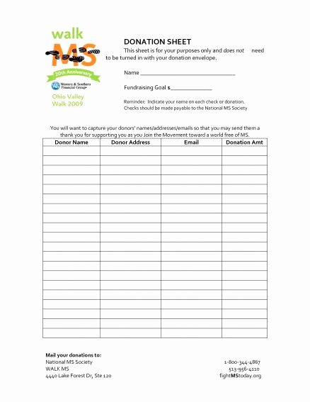 Excel Donation List Template New Charitable Donation Worksheet Spreadsheet Template Non