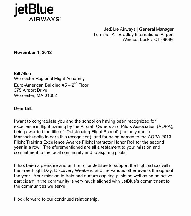 Faa Letter Of Recommendation Sample Luxury Letters Of Mendation Aeroventure