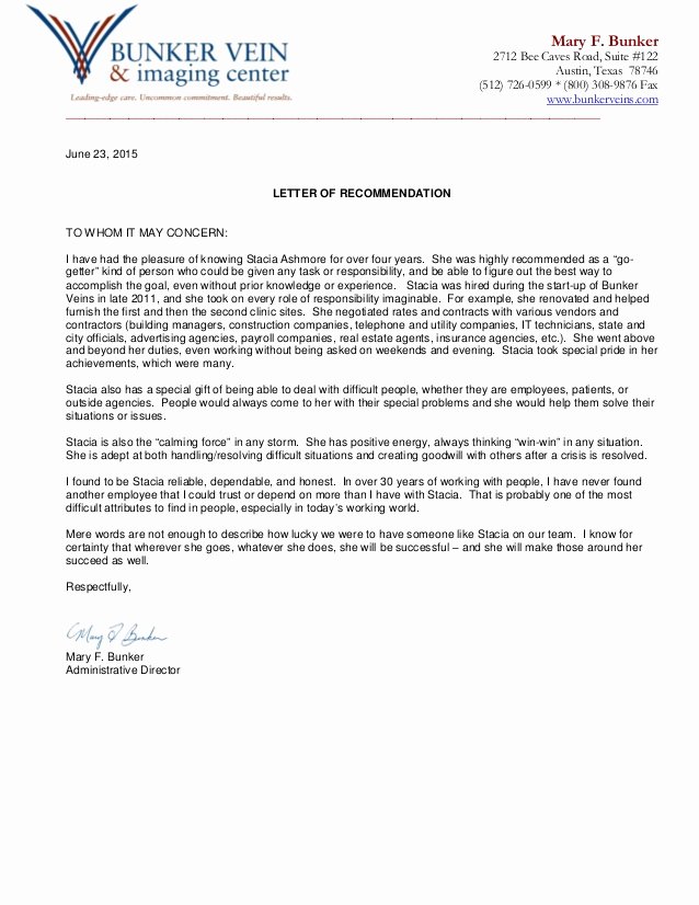 Faa Letter Of Recommendation Sample New ashmore Letter Of Re Mendation Mfb