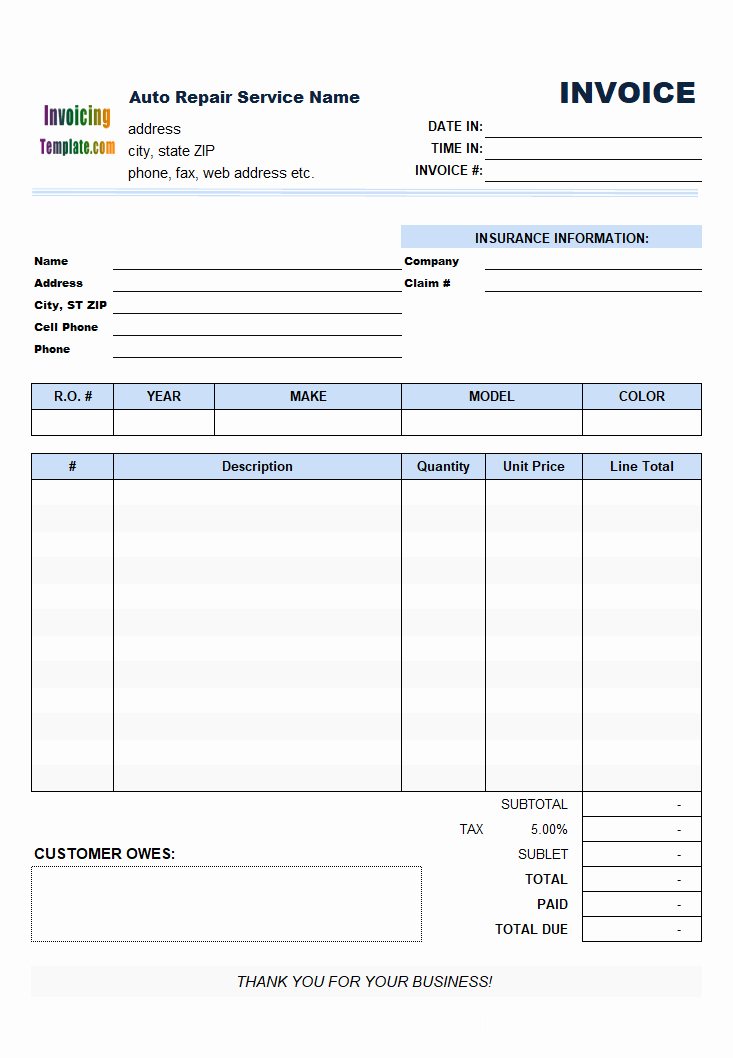 35 Fake Auto Repair Receipt - Fake Auto Repair Receipt Awesome Auto Repair Invoice Template Of Fake Auto Repair Receipt