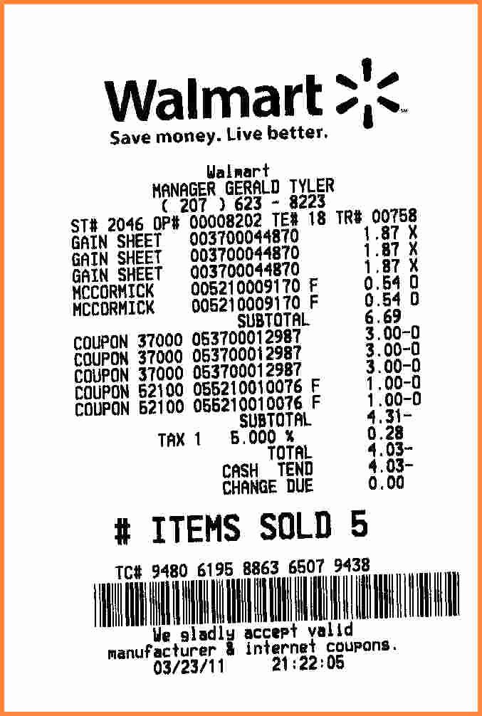 Fake Best Buy Receipt Elegant 10 Walmart Receipt Template Proposal Letter