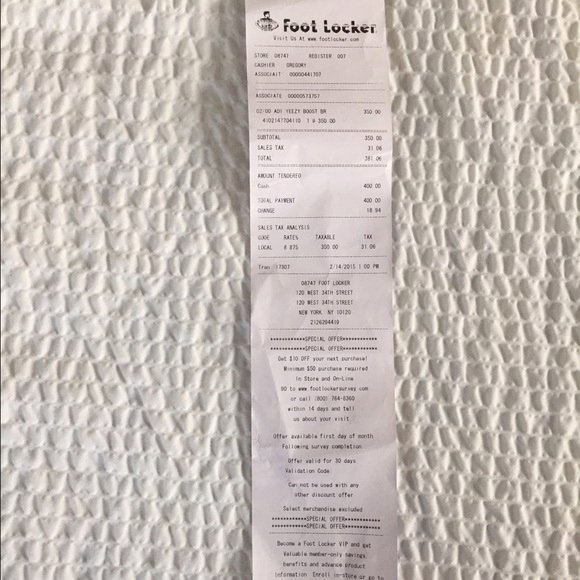 Fake Best Buy Receipt Lovely Off Adidas Shoes Yeezy Boost 750 with Receipt From