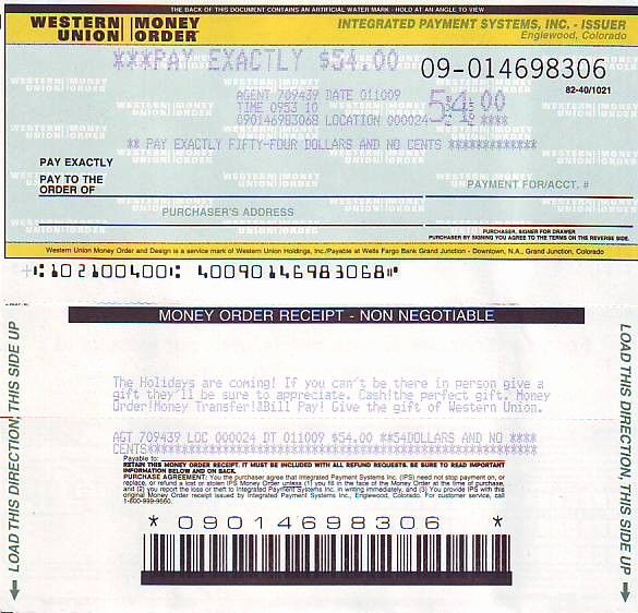 Fake Money order Receipt Lovely Picture Western Union Money order