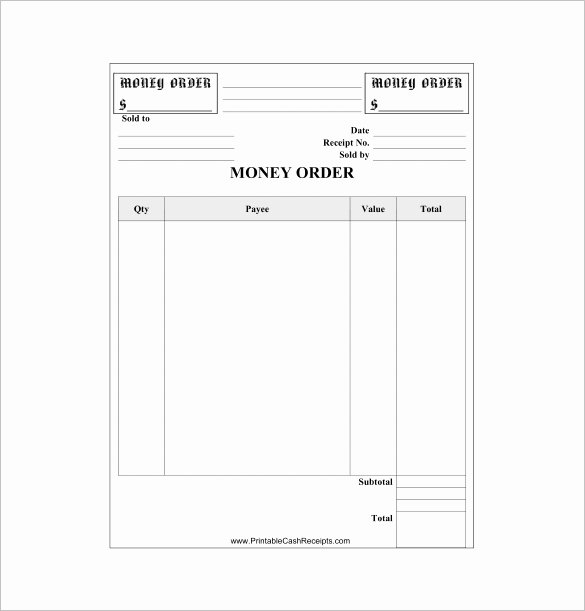 Fake Money order Receipt Template New Template for Bud Ing Money Invitation Template