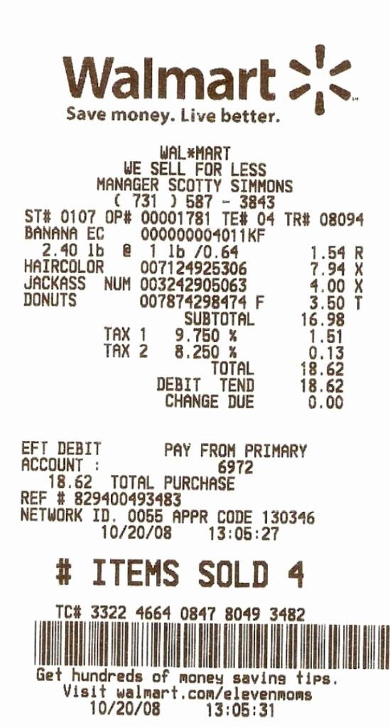 Fake Money order Receipt Template Unique 9 Best Of Walmart Receipt Template Walmart Money