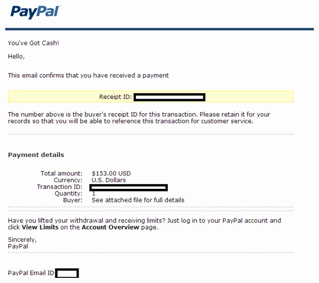 Fake Paypal Receipt Maker Elegant Fake Paypal Emails Distributing Malware