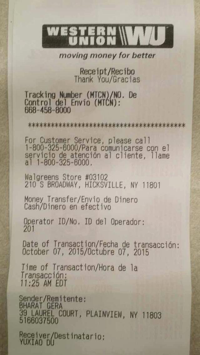 35 Fake Western Union Receipt Hamiltonplastering