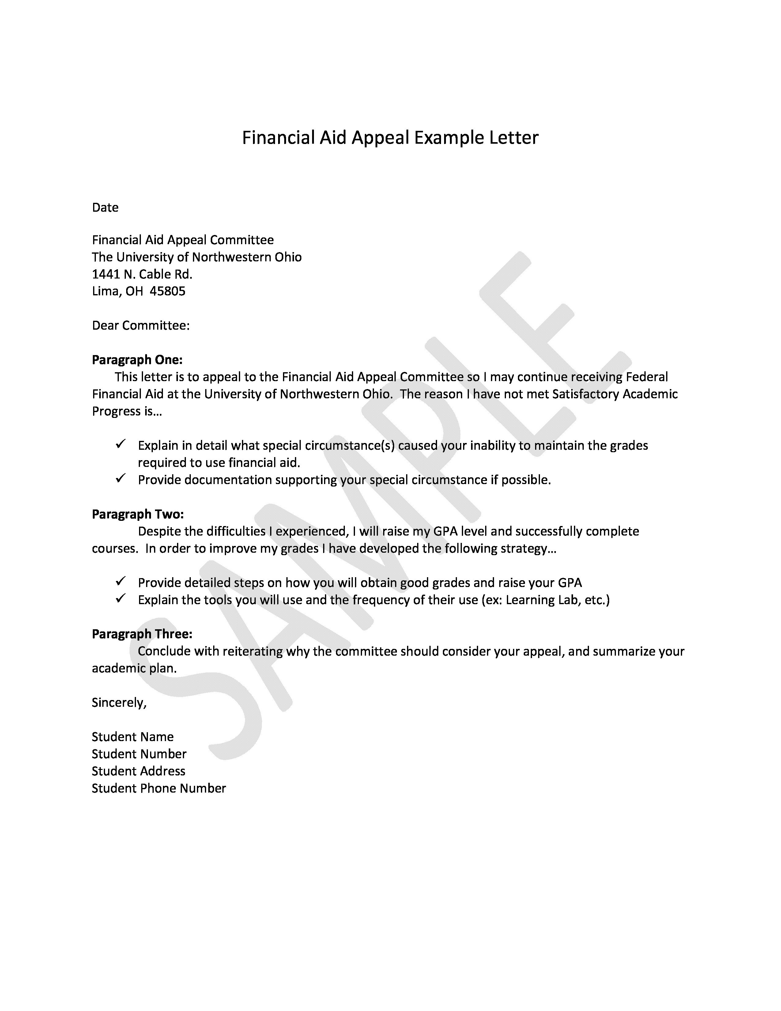 Financial Aid Appeal Letter format Unique Financial Aid Request Letter Sample Beautiful asking for A
