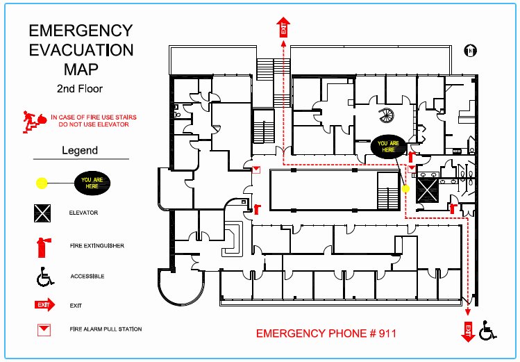 Fire Evacuation Plan Template Beautiful Precision Floor Plan Emergency Evacuation Maps