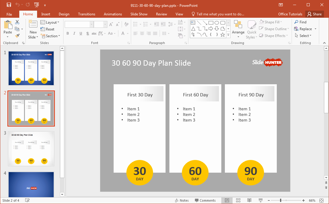 First 90 Days Plan Template Inspirational Free 30 60 90 Day Plan Powerpoint Template