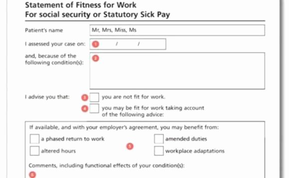Fit to Work Certificate Sample Best Of Workplace Adjustments Template Created for Fit Notes