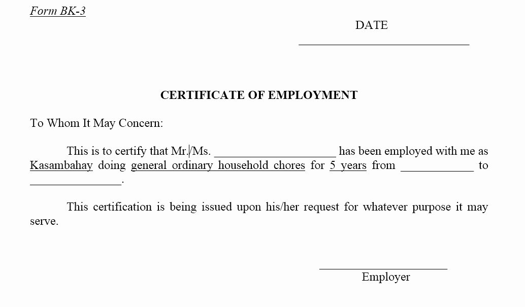 Fit to Work Certificate Sample Unique 12 Free Sample Employment Certificate Templates