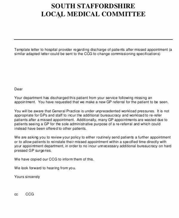 Follow Up Doctor Appointment Letter Beautiful Doctor Appointment Letter format Idealstalist