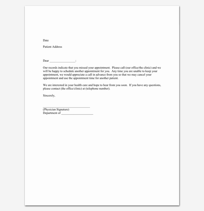 Follow Up Doctor Appointment Letter Beautiful Doctor Appointment Letter Template 14 Samples Examples
