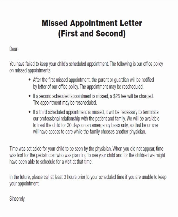 Follow Up Doctor Appointment Letter Luxury 47 Appointment Letter formatd