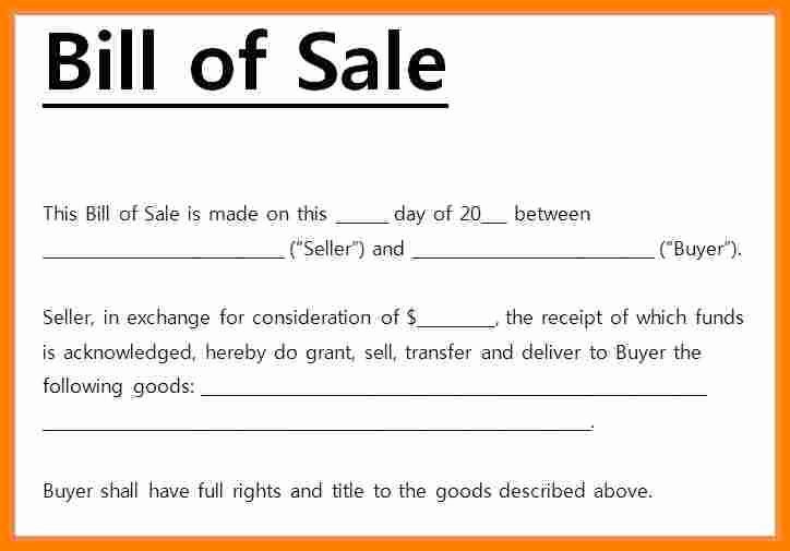 For Sale Template Word Inspirational 5 Microsoft Word Templates Bill Of Sale