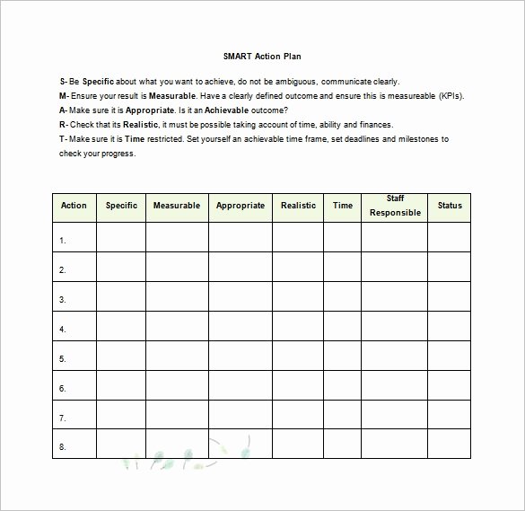 Free Action Plan Template Awesome 13 Action Plan Templates – Free Sample Example format