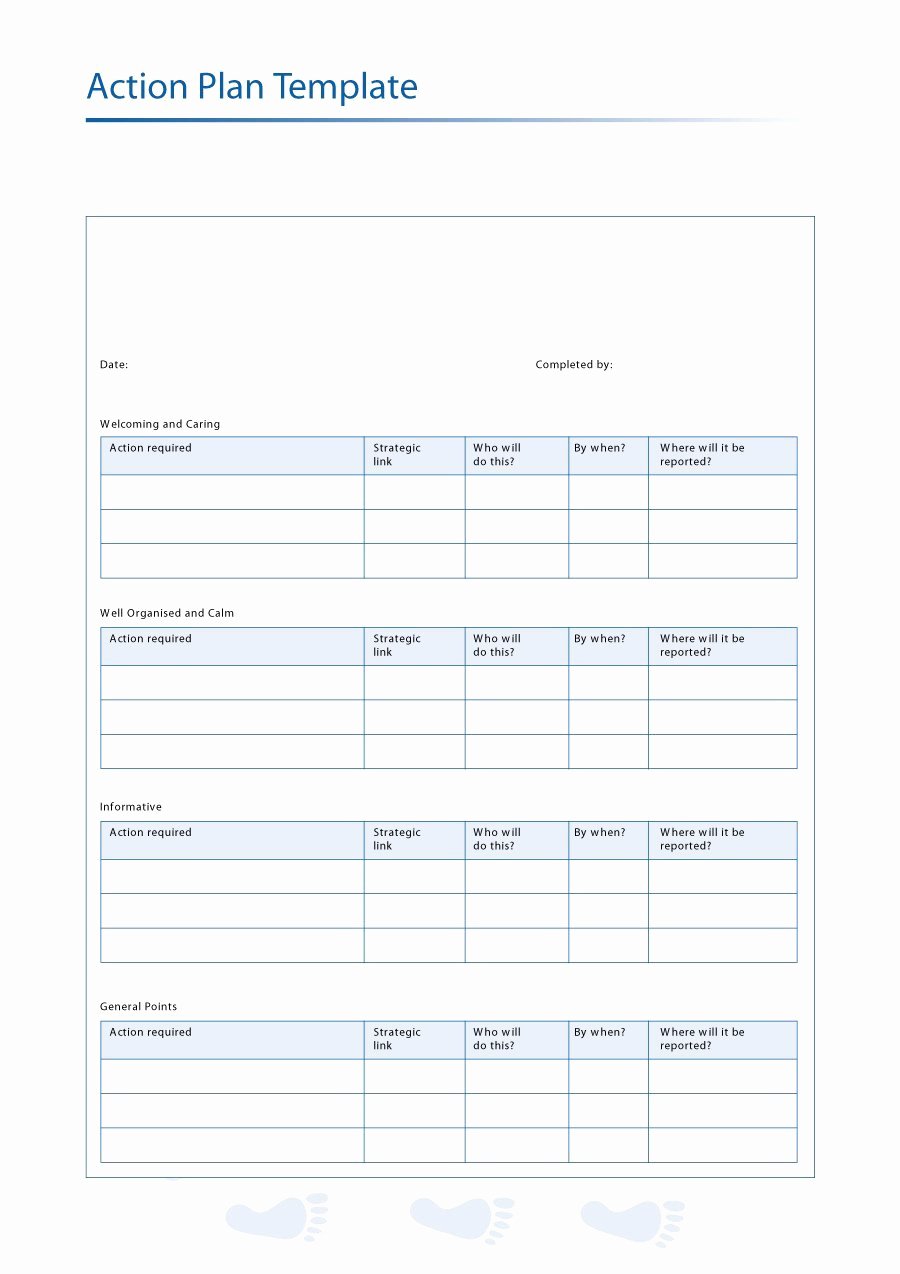 Free Action Plan Template Awesome 45 Free Action Plan Templates Corrective Emergency