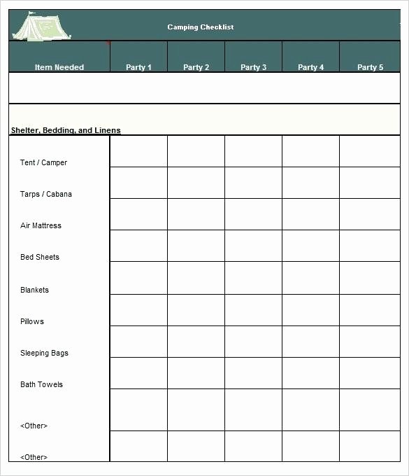 Free Editable Cheque Template Awesome Blank Checklist Template Excel